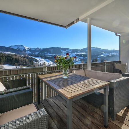 Haus "Bergblick" Ferienwohnung Hochgrat Oberstaufen Mit 2 Schlafzimmer Экстерьер фото