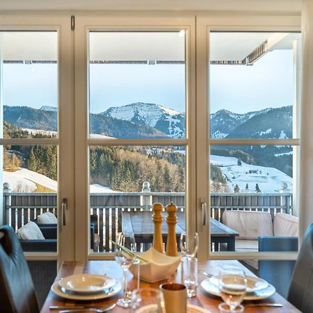 Haus "Bergblick" Ferienwohnung Hochgrat Oberstaufen Mit 2 Schlafzimmer Экстерьер фото